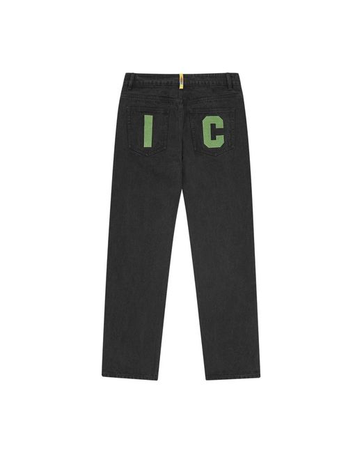 ICECREAM Gray Straight Fit Jeans for men