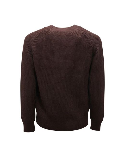 Brooksfield Wollmischpullover Made in Brown für Herren