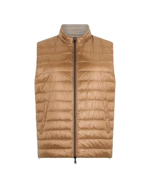 Herno Brown Vests for men