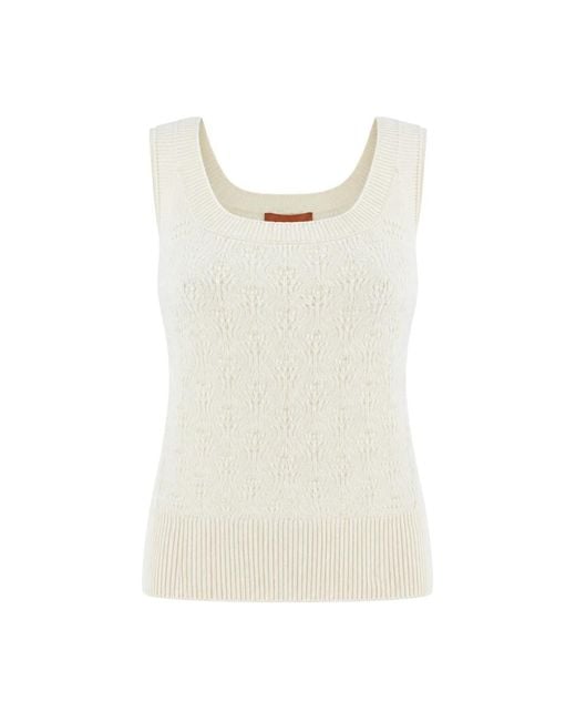 Ermanno Scervino Tops ,Top in het White