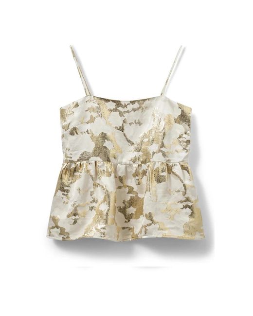 Sofie Schnoor Natural Sleeveless Tops
