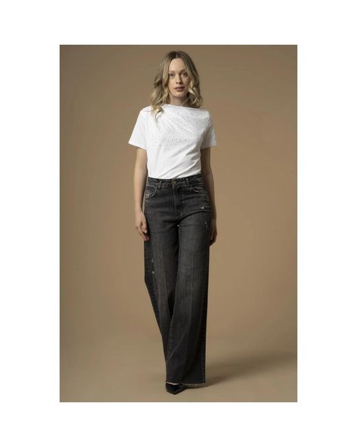 Kocca Wide Jeans in het Black