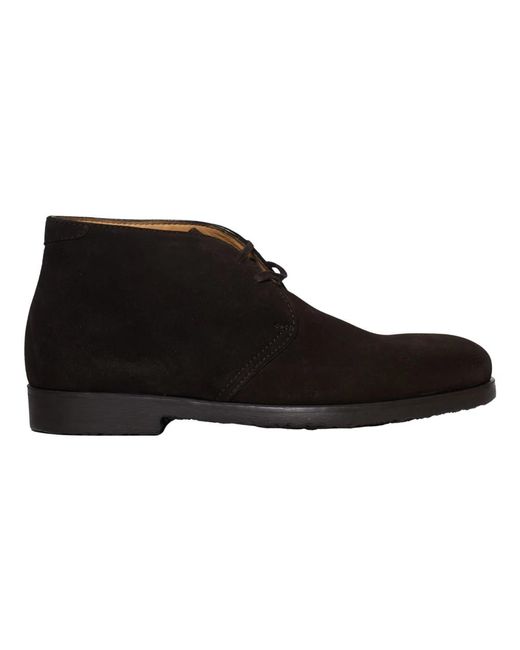 Lace-Up Boots di Rossano Bisconti in Black da Uomo