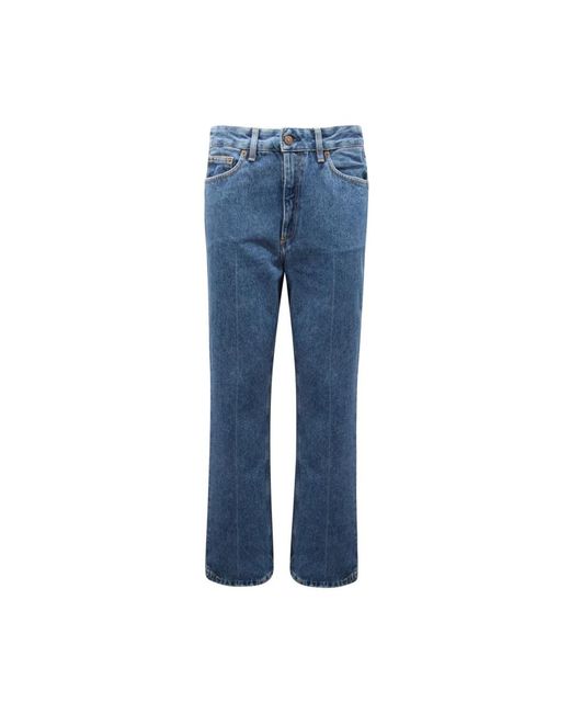 Grifoni Jeans ,Blauw ,Denim Denim Wo Broeken Made in het Blue