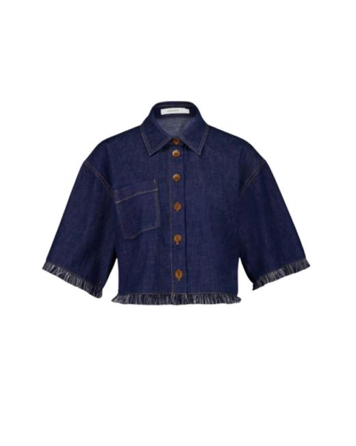 Zimmermann Blue Denim Shirts