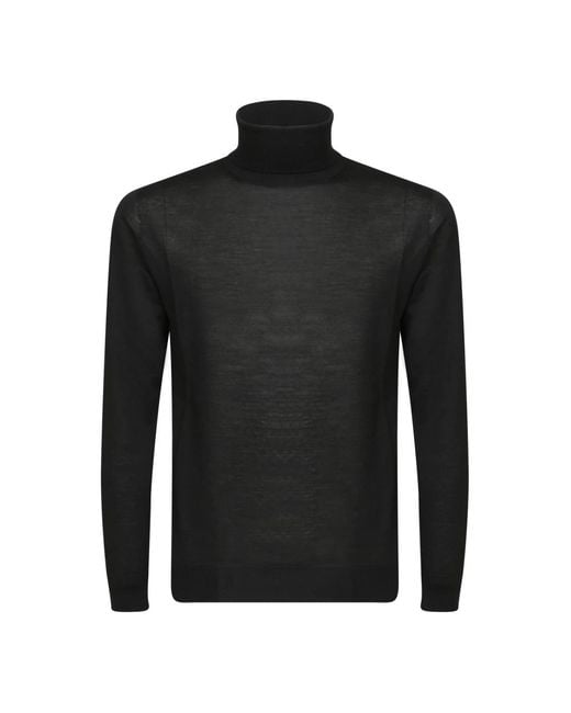 Daniele Fiesoli Black Turtlenecks for men