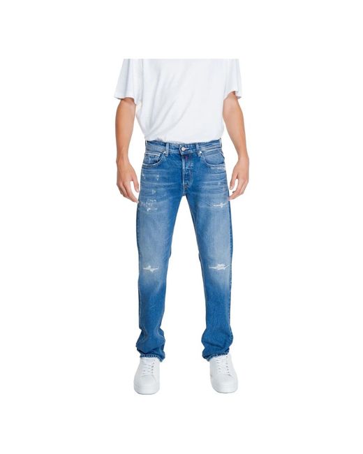 Replay Rechte Jeans in het Blue voor heren