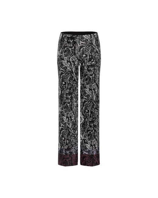 Marc Cain Black Wide Trousers