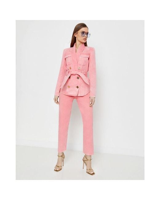 Balmain Slim-Fit Jeans in het Pink
