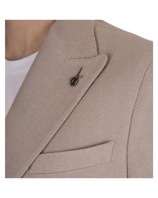 Jackets > blazers Paoloni pour homme en coloris Brown