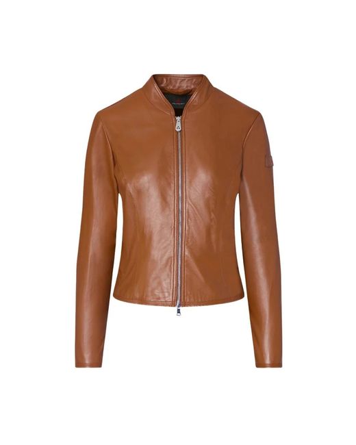 Peuterey Brown Leather Jackets