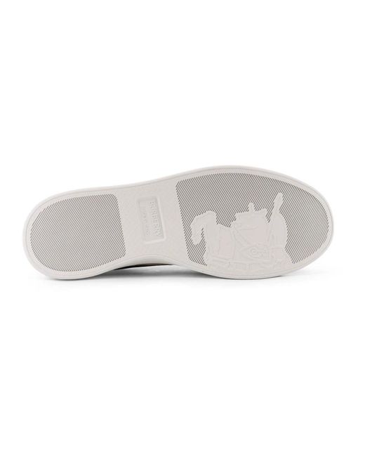 Burberry Gray Sneakers for men