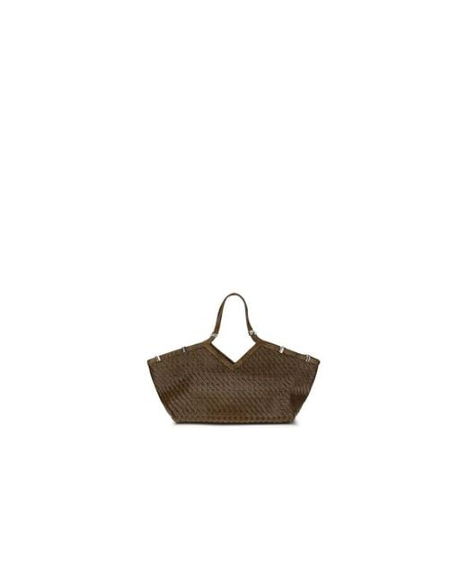 Benedetta Bruzziches Brown Shopping Bags