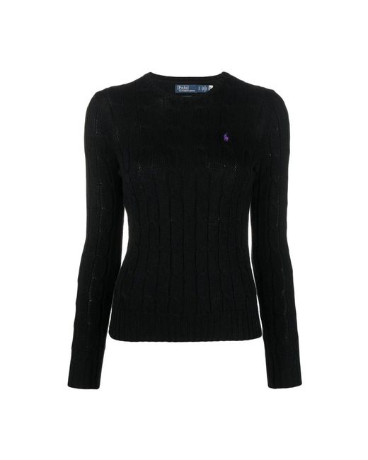 Polo Ralph Lauren Black Polo Pony Cotton Jumper