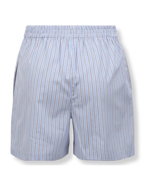 The Attico Blue Short Shorts