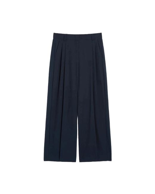 Weekend by Maxmara Blue Wide Trousers