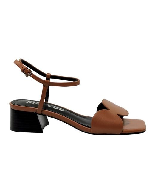 Bibi Lou Brown High Heel Sandals