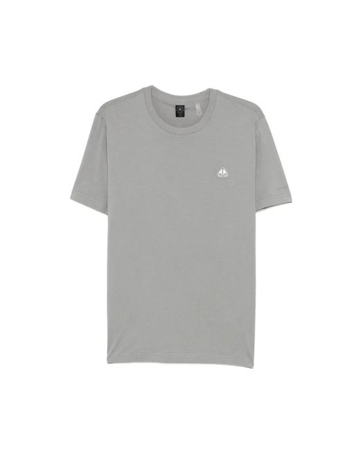 T-Shirts Moose Knuckles de hombre de color Gray