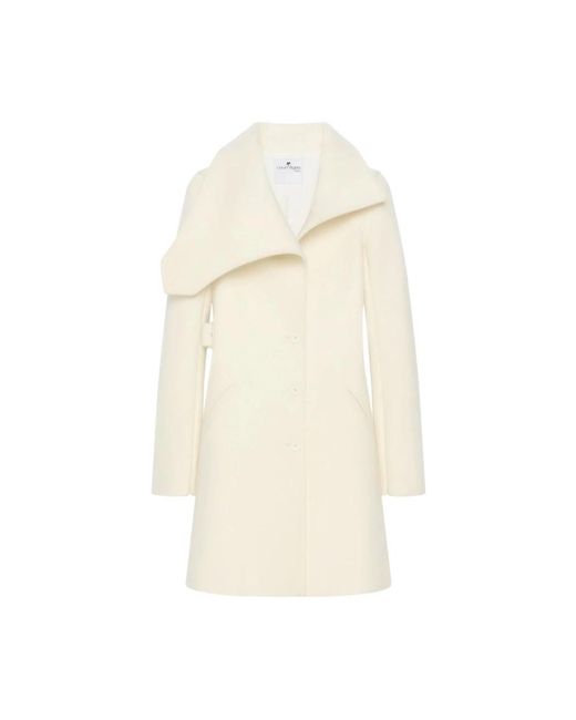 Courreges Natural Single-Breasted Coats