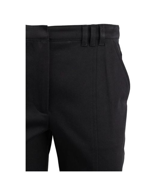 Proenza Schouler Black Slim-Fit Trousers
