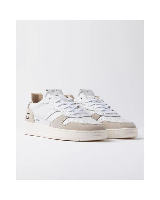 Date White Sneakers for men