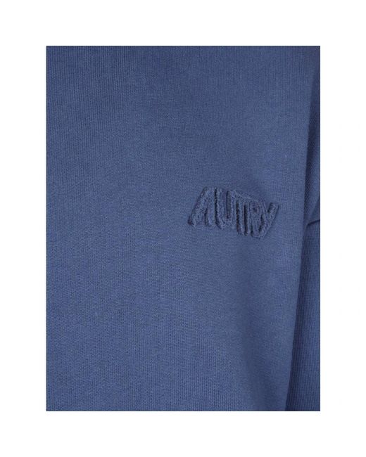 Autry Blue Zip-Throughs for men