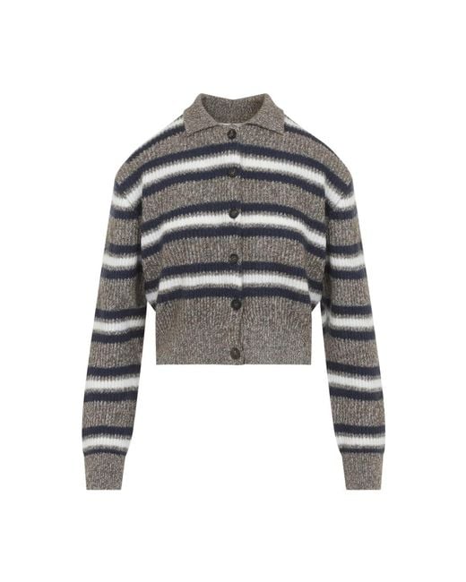Brunello Cucinelli Gray Cardigans