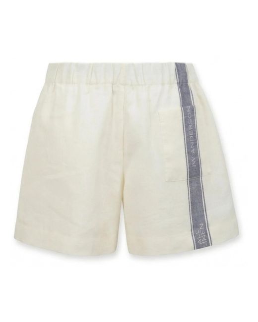 J.W. Anderson White Casual Shorts for men