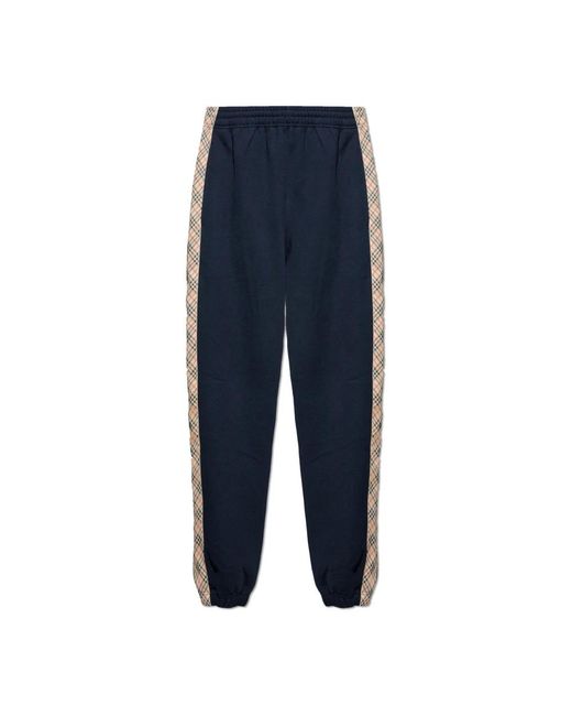 Burberry Blue Sweatpants for men
