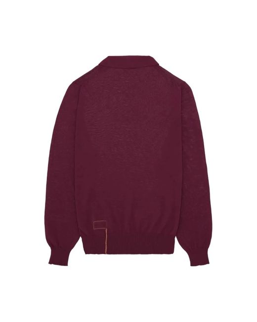 Fortela Bennet Polo Sweater in het Purple voor heren