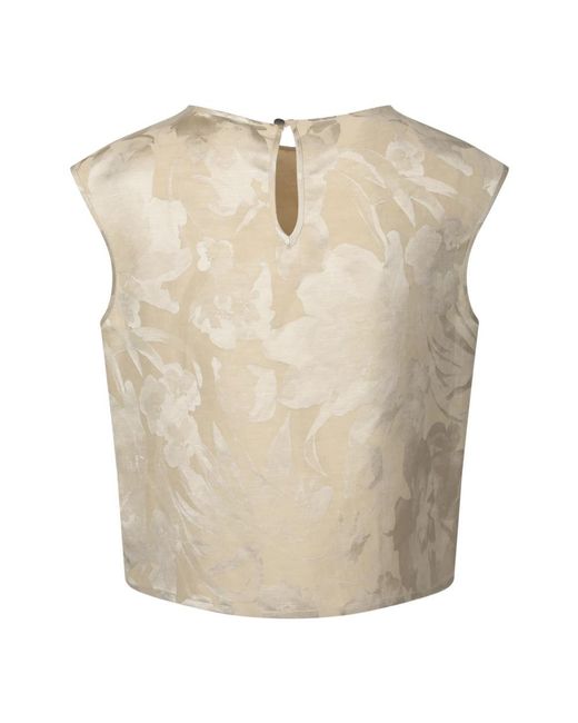 Incotex Natural Sleeveless Tops
