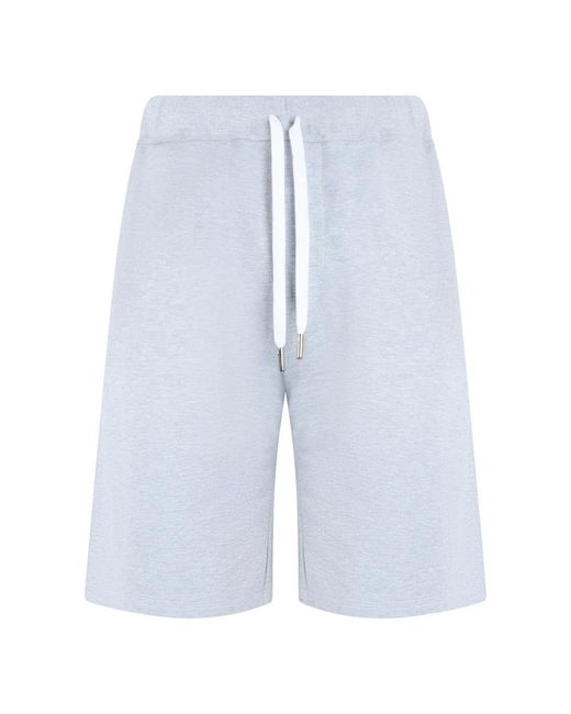 Fedeli Blue Casual Shorts for men
