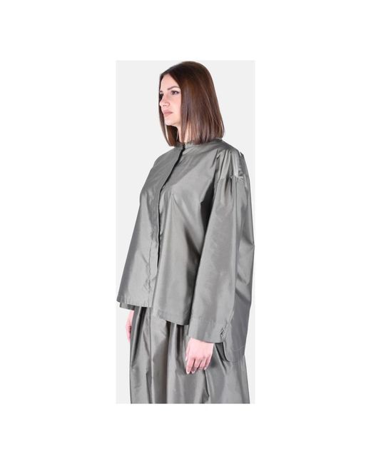 Max Mara Gray Blouses