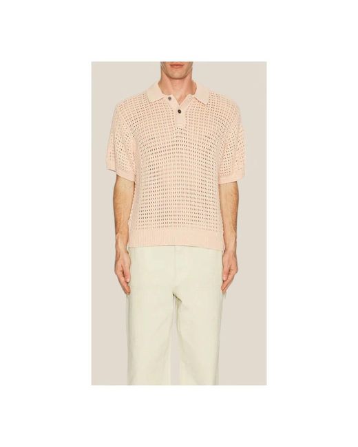 Obey Pink V-Neck Knitwear for men