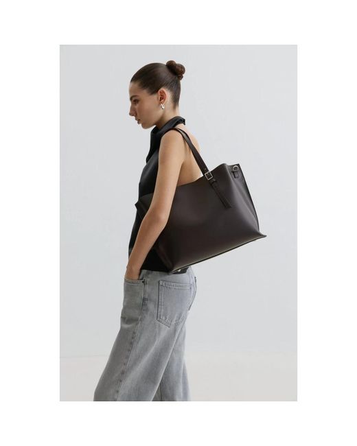 ESTRO Gray Tote Bags