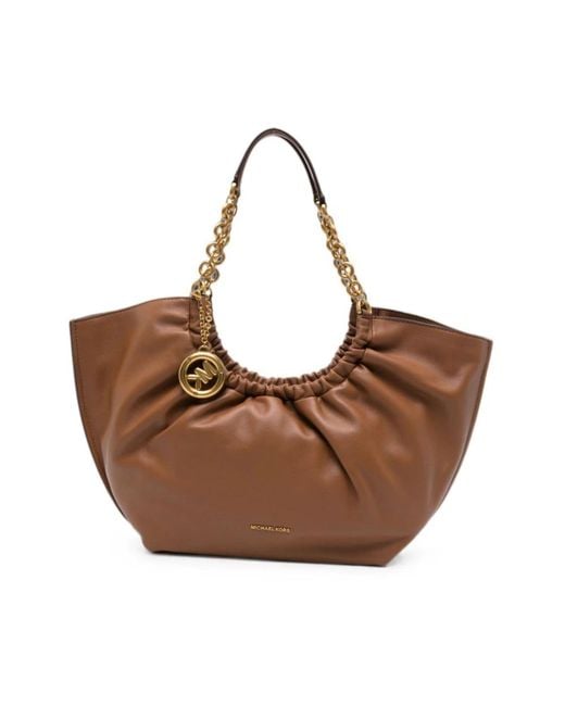 Michael Kors Brown Tote Bags