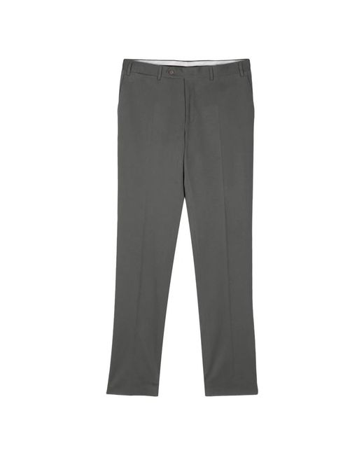 Canali Gray Suit Trousers for men