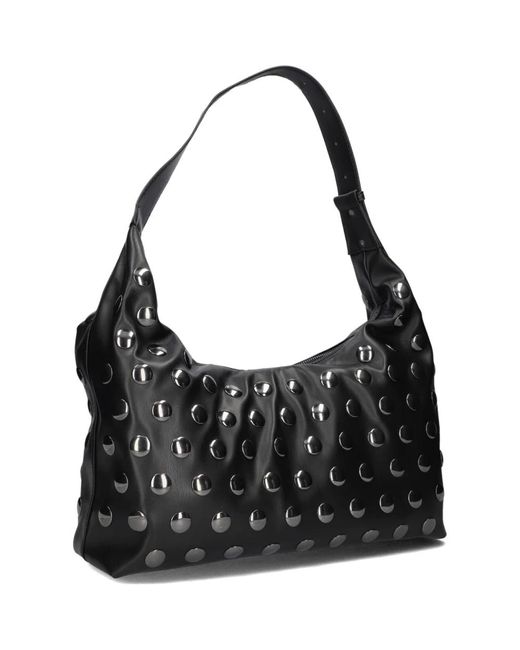 Hvisk Black Weiche Struktur Schultertasche Für Herbst Und Winter