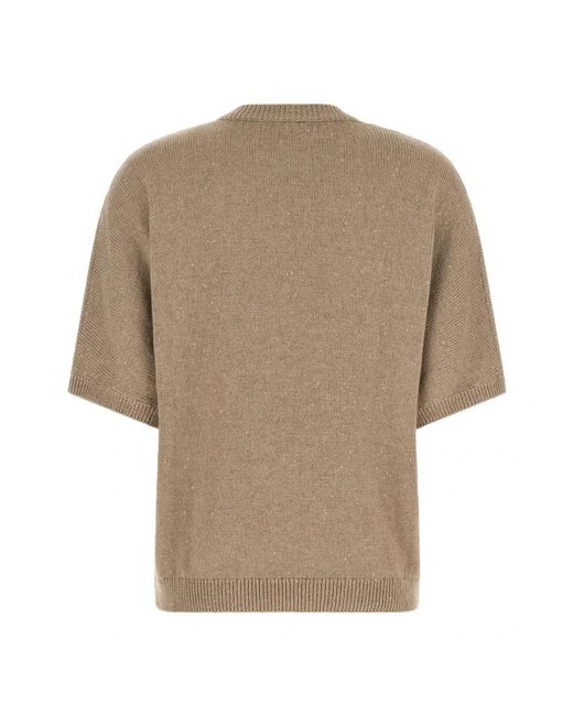 Brunello Cucinelli Natural Cashmere Knitwear