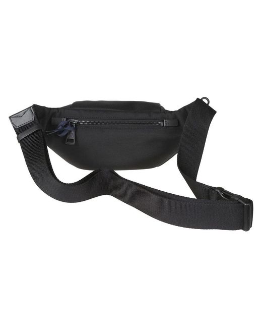 Moncler Black Bum Bags for men