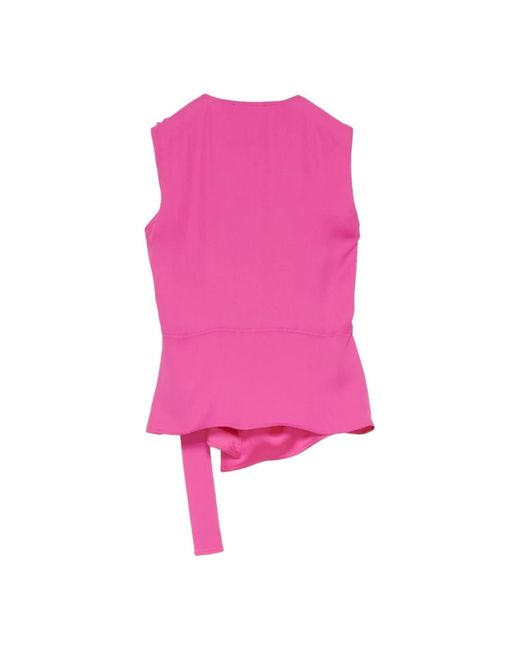 Fabiana Filippi Pink Sleeveless Tops