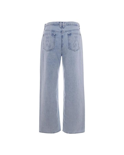 Patrizia Pepe Blue Wide Jeans