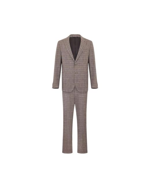 Brooks Brothers Gray Single Breasted Suits for men