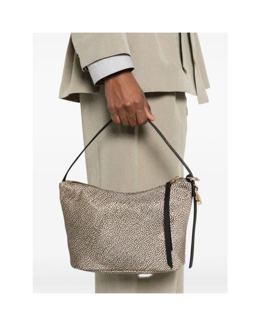 Borbonese Gray Handbags