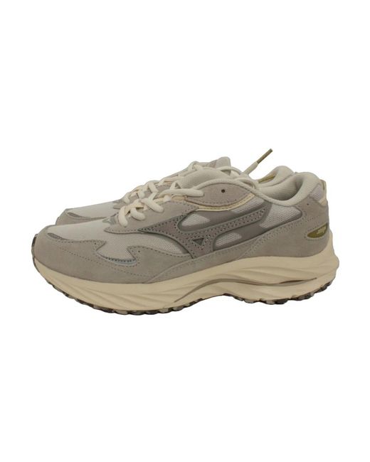 Mizuno Waveriders in het Gray voor heren