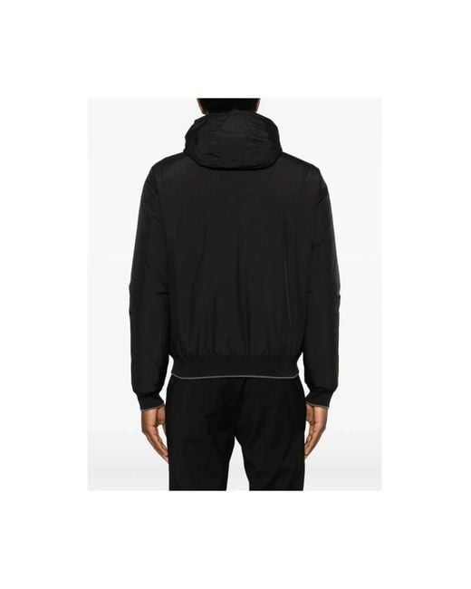 Moorer Black Bomber Jackets for men
