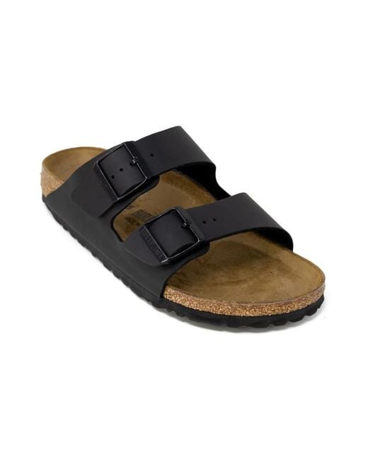 Birkenstock Black Sliders