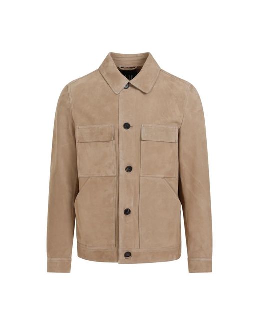 Dunhill Natural Leather Jackets for men