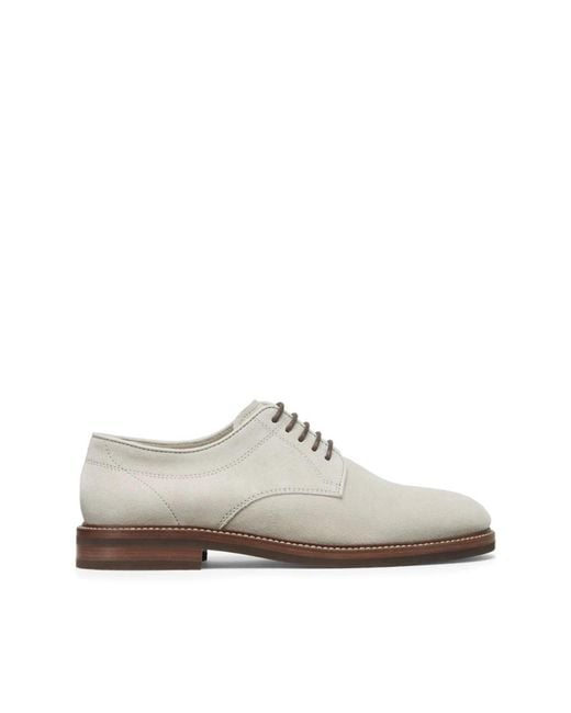 Brunello Cucinelli Gray Business Shoes for men