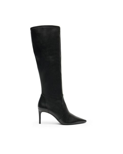 Stuart Weitzman Black Heeled Boots